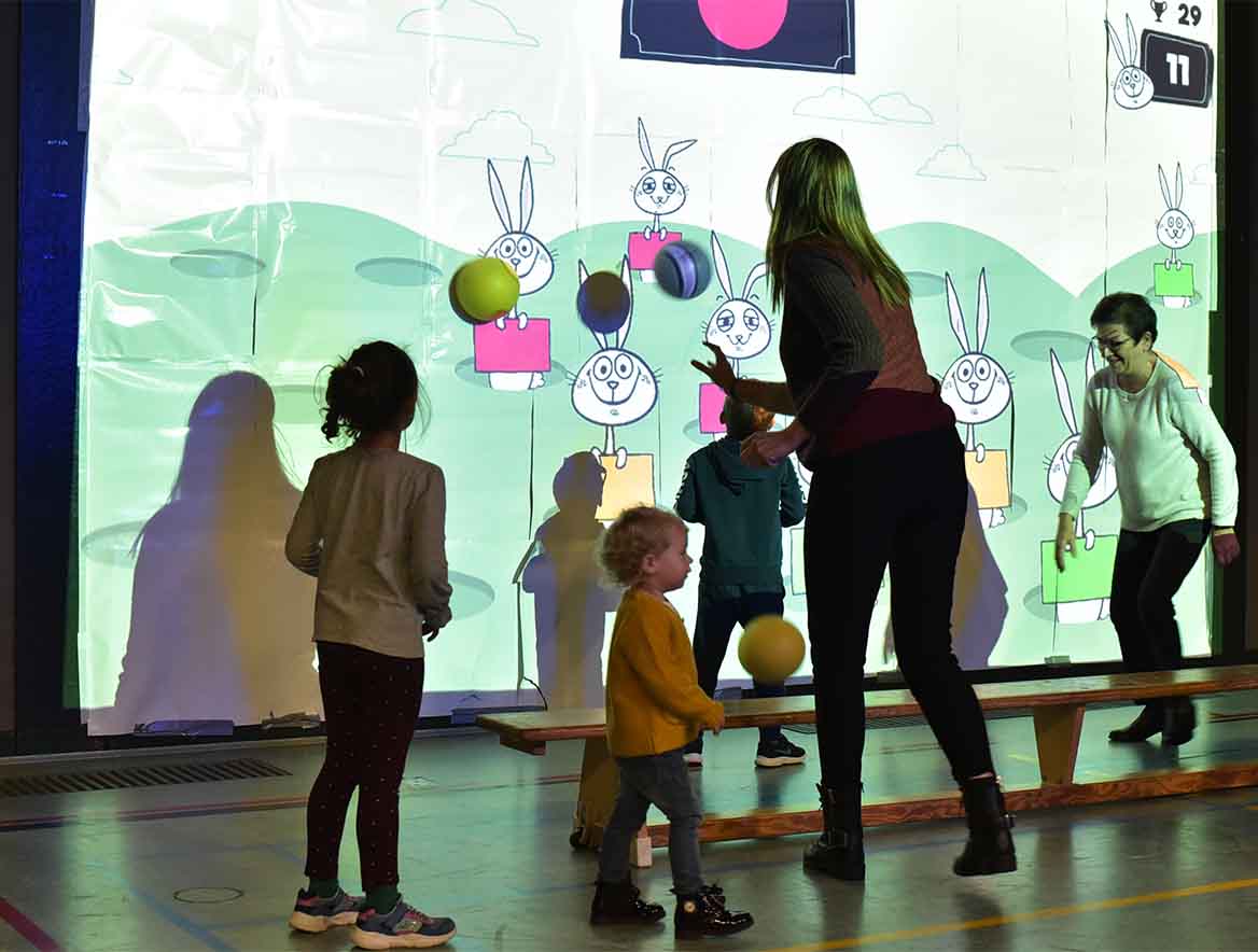 Lu interactieve muur