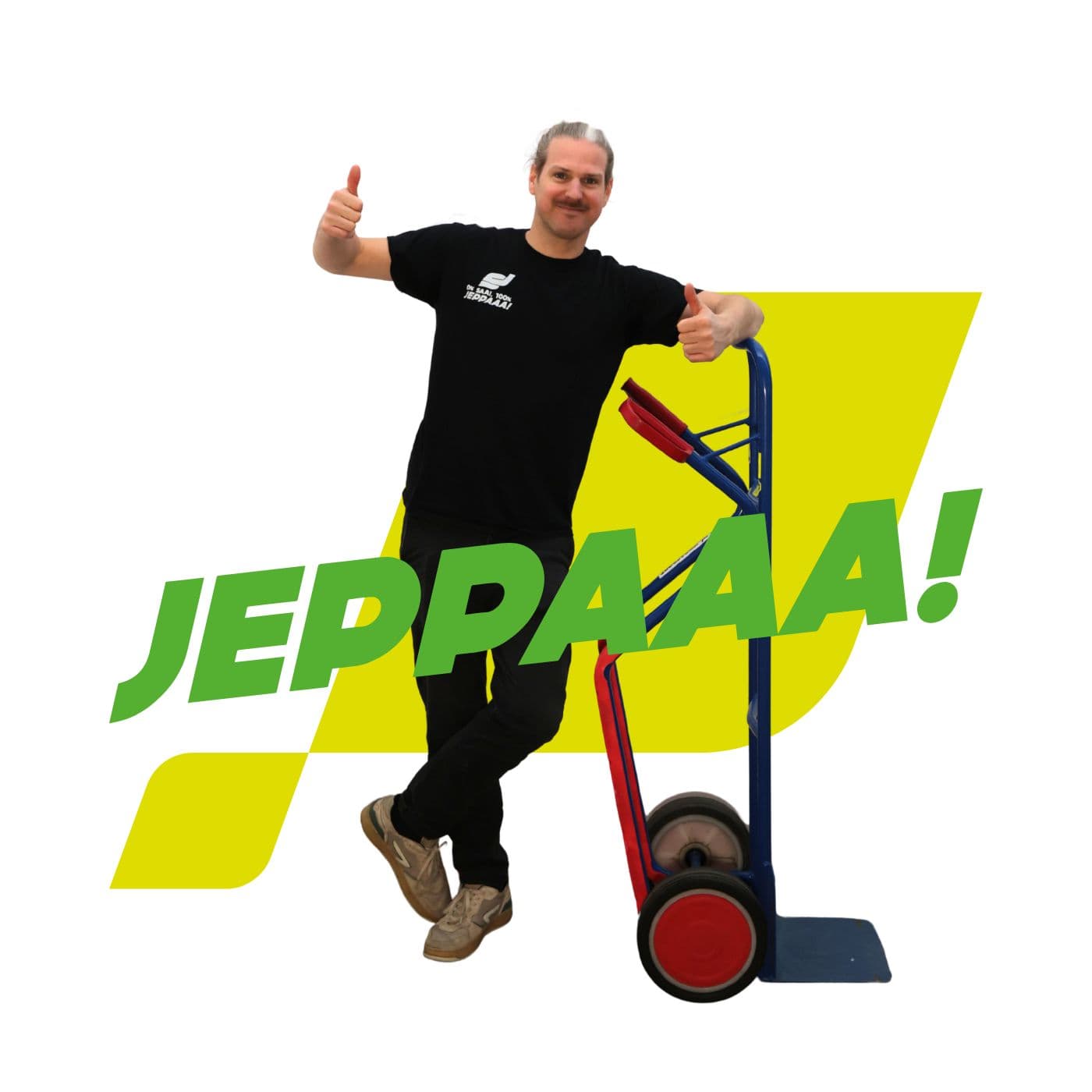 Wij geloven in het krachtige gevoel van Jeppaaa! Een uitroep vol motivatie, plezier en pure opwinding!